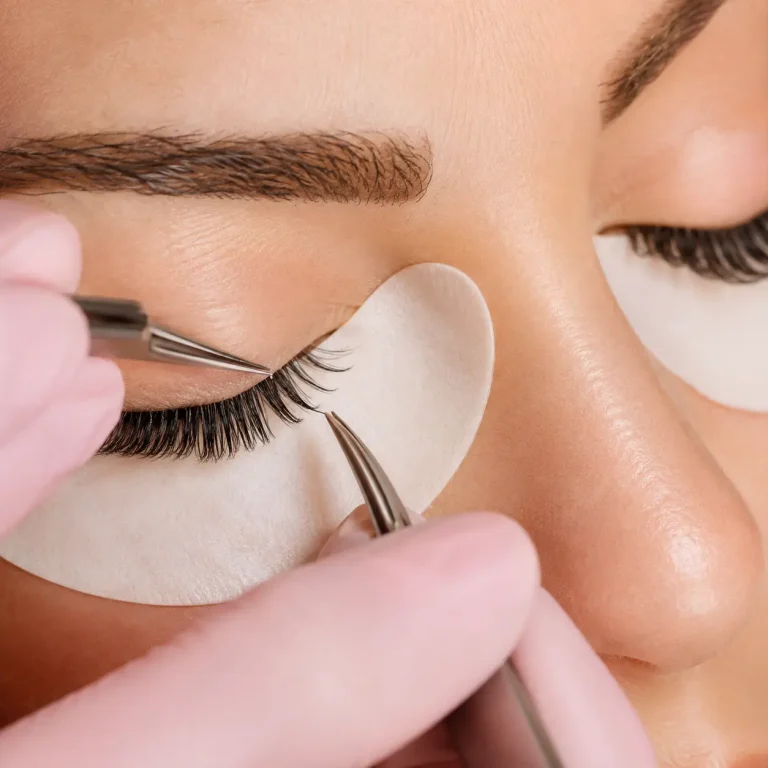 Wimpernextensions , Wimper für Wimper